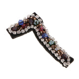 Max DIY Letter Number Gorgeous Rhinestones& Beads Patch Sticker Universal  7