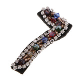 Max DIY Letter Number Gorgeous Rhinestones& Beads Patch Sticker Universal  7