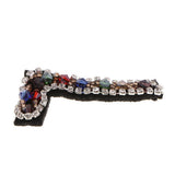 Max DIY Letter Number Gorgeous Rhinestones& Beads Patch Sticker Universal  7