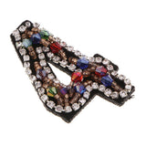 Max DIY Letter Number Gorgeous Rhinestones& Beads Patch Sticker Universal  4