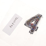 Max DIY Letter Number Gorgeous Rhinestones& Beads Patch Sticker Universal  4