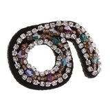 Max DIY Letter Number Gorgeous Rhinestones& Beads Patch Sticker Universal  9