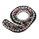 Max DIY Letter Number Gorgeous Rhinestones& Beads Patch Sticker Universal  9
