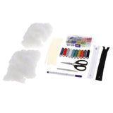 Max Felt Applique Kits Non Woven Fabric with Complete Tools DIY Crafts Supplies
