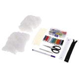 Max Felt Applique Kits Non Woven Fabric with Complete Tools DIY Crafts Supplies