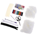 Max Felt Applique Kits Non Woven Fabric with Complete Tools DIY Crafts Supplies