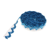 Max 1 Piece Lace Trim Edge Fringe Bias Tape for Sewing Accessories Light Blue