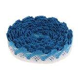 Max 1 Piece Lace Trim Edge Fringe Bias Tape for Sewing Accessories Light Blue