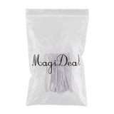 Maxbell White Elasticity Band Braided Elastic Cord DIY Clothes Pants Sewing Trim 31m