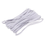 Maxbell White Elasticity Band Braided Elastic Cord DIY Clothes Pants Sewing Trim 31m