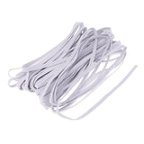 Maxbell White Elasticity Band Braided Elastic Cord DIY Clothes Pants Sewing Trim 31m