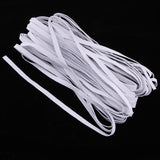 Maxbell White Elasticity Band Braided Elastic Cord DIY Clothes Pants Sewing Trim 31m