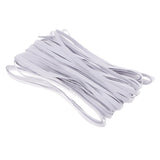 Maxbell White Elasticity Band Braided Elastic Cord DIY Clothes Pants Sewing Trim 31m