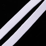 Maxbell White Elasticity Band Braided Elastic Cord DIY Clothes Pants Sewing Trim 31m