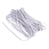 Maxbell White Elasticity Band Braided Elastic Cord DIY Clothes Pants Sewing Trim 31m