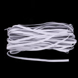 Maxbell White Elasticity Band Braided Elastic Cord DIY Clothes Pants Sewing Trim 31m