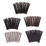 Max 10 Pieces Resin Coil Zipper Closed End Zipper for Sewing Supplies Black
