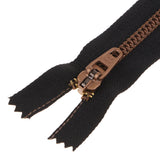 Max 10 Pieces Resin Coil Zipper Closed End Zipper for Sewing Supplies Black