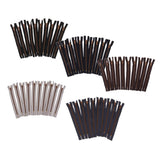 Max 10 Pieces Resin Coil Zipper Closed End Zipper for Sewing Supplies Black