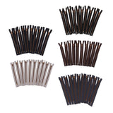 Max 10 Pieces Resin Coil Zipper Closed End Zipper for Sewing Supplies Black