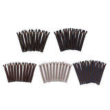 Max 10 Pieces Resin Coil Zipper Closed End Zipper for Sewing Supplies Black