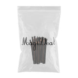 Max 10 Pieces Resin Coil Zipper Closed End Zipper for Sewing Supplies Black