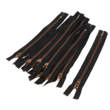 Max 10 Pieces Resin Coil Zipper Closed End Zipper for Sewing Supplies Black