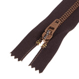Max 10 Pieces Resin Coil Zipper Closed End Zipper for Sewing Supplies Brown