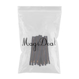 Max 10 Pieces Resin Coil Zipper Closed End Zipper for Sewing Supplies Gray