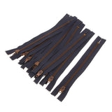 Max 10 Pieces Resin Coil Zipper Closed End Zipper for Sewing Supplies Gray