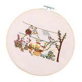 Max Cross Stitch Embroidery Starter Kit with Pattern DIY Needlework Crafts ED013