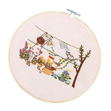 Max Cross Stitch Embroidery Starter Kit with Pattern DIY Needlework Crafts ED013