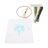 Max Flower Cross Stitch Stamped Embroidery Kit with Pattern Needlework Kit EC008