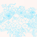 Max Flower Cross Stitch Stamped Embroidery Kit with Pattern Needlework Kit EC008