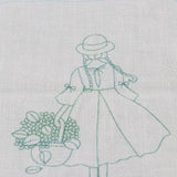 Max Flower Cross Stitch Stamped Embroidery Kit with Pattern Needlework Kit EC008