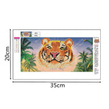 Maxbell Diamond DIY Painting Embroidery Rhinestone Tiger Painting Cross Stitch Kits