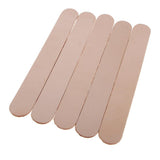 Maxbell 5Pcs Vegetable Tanned Leather Strap Cowhide Leather Strip 11.9Inch Long