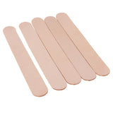 Maxbell 5Pcs Vegetable Tanned Leather Strap Cowhide Leather Strip 11.9Inch Long