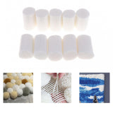 Max 10 Bundle Crocheting Rug Yarns for Sewing Crafts White