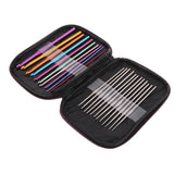 Maxbell 1 Set Crochet Hooks Grip Soft Handles Crochet Hooks Knit Needles Weave Yarn Needles for Crafts Lovers Beginners
