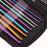 Maxbell 1 Set Crochet Hooks Grip Soft Handles Crochet Hooks Knit Needles Weave Yarn Needles for Crafts Lovers Beginners