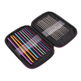 Maxbell 1 Set Crochet Hooks Grip Soft Handles Crochet Hooks Knit Needles Weave Yarn Needles for Crafts Lovers Beginners