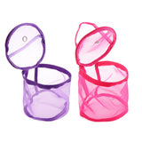 Max Yarn Crochet Thread Storage Basket Knitting Round Organizer Yarn Case Rose