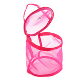 Max Yarn Crochet Thread Storage Basket Knitting Round Organizer Yarn Case Rose
