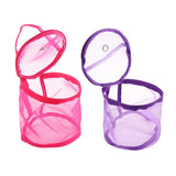 Max Yarn Crochet Thread Storage Basket Knitting Round Organizer Yarn Case Rose