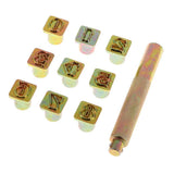 Maxbell Leather Letters Alphabet Number Stamp Punch Set For DIY Decorative Clothing Handmade Art Working