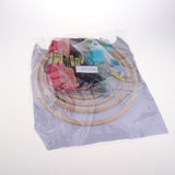 Maxbell 104Pcs Full Range of Embroidery Starter Kit Cross Stitch Tool Thread Hoop