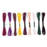 Maxbell 104Pcs Full Range of Embroidery Starter Kit Cross Stitch Tool Thread Hoop