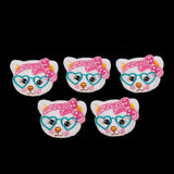 Max 5 Pieces Embroidery Applique Patches Cartoon for Jackets Clothing Craft  A