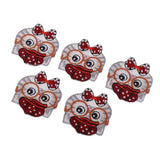 Max 5 Pieces Embroidery Applique Patches Cartoon for Jackets Clothing Craft  B